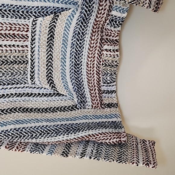 Baja  Stripe Hoodie with Front Pocket Multicolor Coogi  Size Meduim - Picture 3 of 16